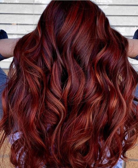 Sally Beauty on Instagram: “Have you al-RED-y fallen for an autumn hair color? We're definitely in the mood for these rich auburn curls by @sydneyannlopezhair.…” #sallyshaircolor Sally Hair Color, Burgundy And Copper Hair, Copper Burgundy Hair, Fall Inspired Hair Color, Dimensional Red Hair, Red Copper Balayage, Ruby Red Hair Color, Dark Copper Balayage Brunette, Deep Auburn Hair