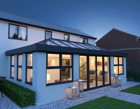 Are you thinking about #homeimprovement ...  Here why our #Skyroom should be at the top of your list - FINANCE OPTIONS AVAILABLE   http://www.alpine-glass.co.uk/why-a-sky-room-should-be-on-your-home-improvement-list/ Lantern Skylight, Extension Exterior, Flat Roof Systems, Flat Roof Skylights, Aluminium Roof, Orangery Extension, Bungalow Extensions, Flat Roof Extension, Roof Skylight