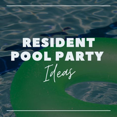 Public Pool Party, Community Pool Party Ideas, Resident Pool Party Ideas, Apartment Pool Party Ideas, House Pool Party, Pool Events, Unique Pool, Pool Party Ideas, Thailand Activities