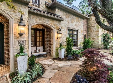 Exterior | Village house design, House exterior, Home styles exterior Tuscany House Exterior, Mederteranian House, Tuscan Home Exterior, Tuscany Style Home, Toscana House, Tuscany Home, Tuscany House, Home Styles Exterior, Hacienda Style Homes