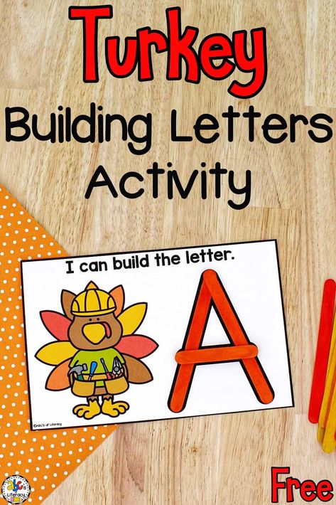 November Letter Activities For Preschool, Pumpkin Pie Letters Shaving Cream, Preschool Giving Thanks Activities, Fall Letter Recognition Preschool, Thanksgiving Ela Activities Kindergarten, Turkey Alphabet Letters, Prek Turkey Activities, Thanksgiving Learning Activities Preschool, We Are Thankful For Preschool