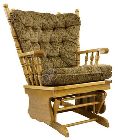 How to Make a Glider Rocker's Cushion | eHow Grandma Chair, Stain On White Oak, Glider Rocker Cushions, 2nd Hand Furniture, Updating Furniture, Nursery Gliders, Rocking Chair Makeover, Gliding Chair, Glider Cushions