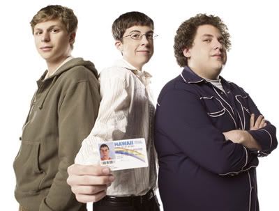 Superbad - movie - Jonah Hill - Evan - McLovn - Fogle - Promo - Fake ID - White background Jonah Hill, White Background, White