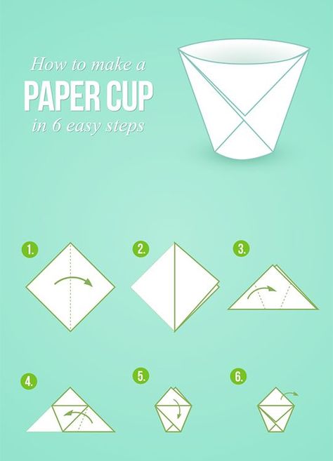 Origami Cup, Paper Cup Crafts, Paper Folding Crafts, Origami For Beginners, Stem Crafts, Origami Patterns, Instruções Origami, Paper Origami, How To Make Origami