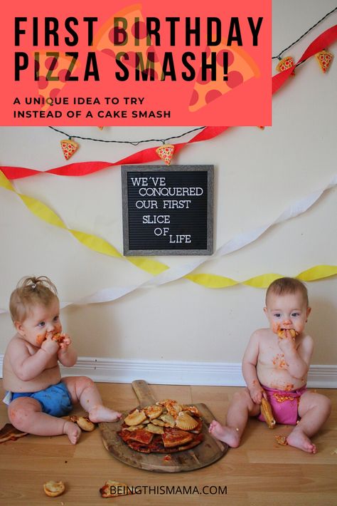 First birthday pizza theme idea pizza smash photos Pizza Smash Cake, Pizza Party 1st Birthday, 1st Birthday Pizza Theme, First Birthday Pizza Party Theme, Pizza Themed 1st Birthday Party, Pizza First Birthday Party, Pizza Birthday Cake, Pizza Party Birthday, Birthday Pizza