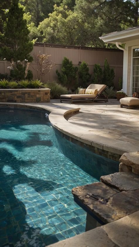 Creative Small Inground Pool Designs for Every Backyard - Inspire Inlet Pool In Backyard Ideas, Kidney Pool Ideas, Small Inground Pool Ideas, Cornwall House, Inground Pool Ideas, Small Inground Pool, Inground Pool Designs, Green Backyard, Pools Backyard Inground