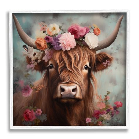 Highland cow art