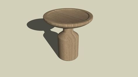 Wabi Sabi Dining Table, Wabi Sabi Dining, Pod Hotel, Sketchup Warehouse, Floating Side Table, Table Sketch, Japandi Furniture, Pod Hotels, Crockery Unit Design