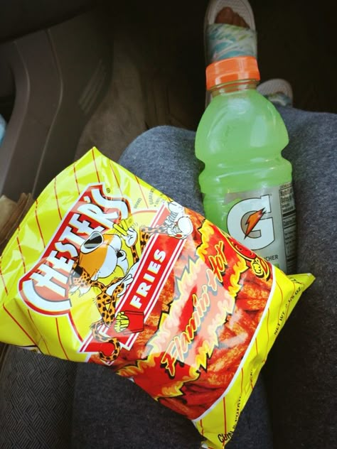 Hot Fries, Hot Cheeto Food Combos, Pickle And Hot Cheetos, Chesters Hot Fries, Healthy Hot Cheetos, Lime Hot Cheetos, Junk Food Snacks Aesthetic, Extra Hot Cheetos, Freakshakes Recipe