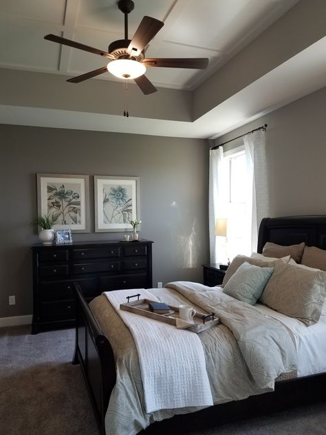 Master bedroom Bedroom Tray Ceiling, Tray Ceiling Bedroom, Trey Ceiling, Ceiling Ideas, Tray Ceiling, Idea Board, Mud Room, Ceiling Design, Recessed Lighting