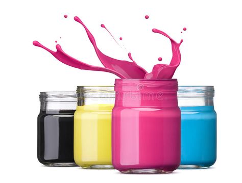 Cmyk ink. Bottles of ink in cmyk colors, magenta with splash , #Affiliate, #Bottles, #ink, #Cmyk, #cmyk, #splash #ad Cmyk Ink, Bottled Ink, Ink Refill, Toner Cartridge, Cmyk Color, Ink Cartridge, Mason Jar Mug, Printer Ink, Black Tattoos