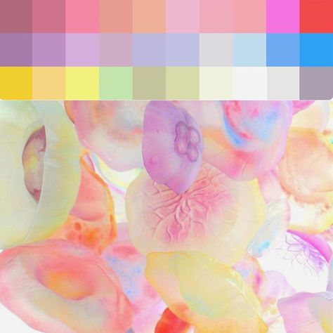 Aquarium Color Palette, Jellyfish Color Palette, Palette Art, Color Picker, Color Wheel, Jellyfish, Color Palette, Drawings, Color