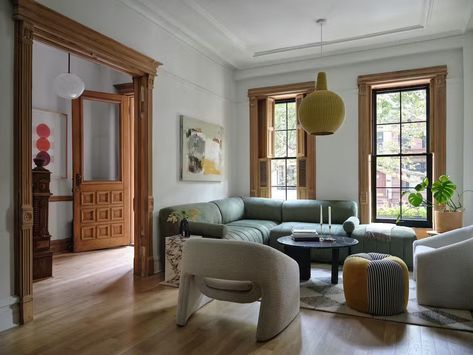 Photo 1 of 5 in DIY Renovations Don’t Have to Be Scary With These Tips from the Brownstone Boys - Dwell Brownstone Boys, Brownstone Interiors, Brooklyn Design, Living Room Mantel, Brooklyn Brownstone, Interior Renovation, Diy Renovation, Prefab Homes, Simple House