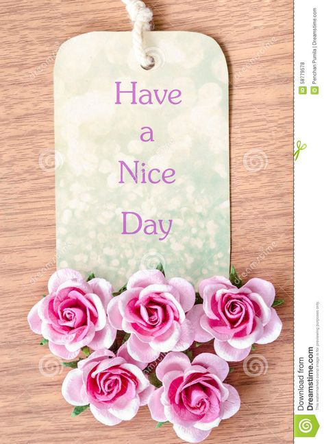 Have a nice day. stock photo. Image of bokeh, care, face - 58779578 March Themes, New Year's Resolution, What Is Self, Inner Critic, Happy New Year Greetings, New Year Greetings, Care Quotes, Easy Ideas, Note Paper