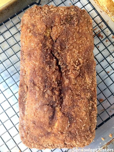 Butter Cinnamon & Sugar Loaf (Copycat Costco Cinnamon loaf) Chocolate Chocolate Chip Bread Loaf, Best Quick Bread Recipes, Oatmeal Loaf, Filet Mignon Chorizo, Cinnamon Sugar Bread, Cinnamon Loaf, Cinnamon Bread Recipe, Cream Corn, Sugar Bread