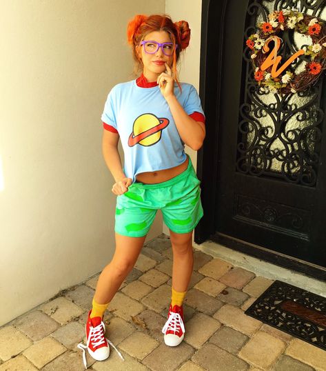 Chuckie Rugrats Costume, Chuckie Finster Costume, Chucky Rugrats Costume, Chuckie Rugrats, Nickelodeon Costumes, Rugrats Costume, Redhead Costume, Red Head Halloween Costumes, Chucky Halloween Costume