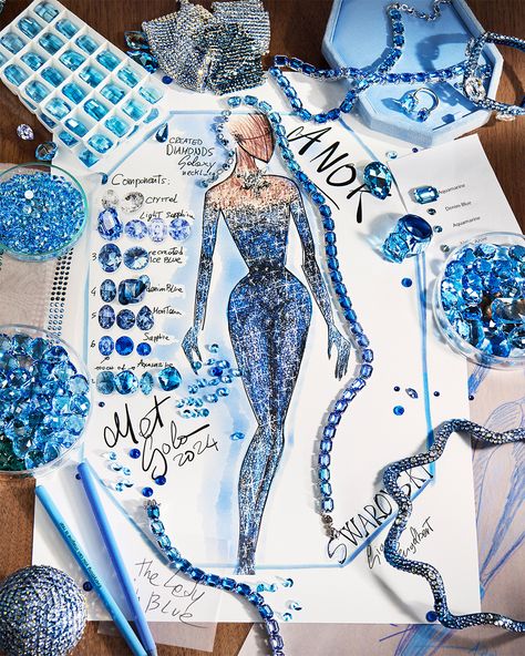 Textile Design Sketchbook, Emilie Floge, Swarovski Objects, Anok Yai, Jewel Drawing, Beaded Jewelry Pattern, Fashion Design Sketch, Couture Looks, Fashion Journals