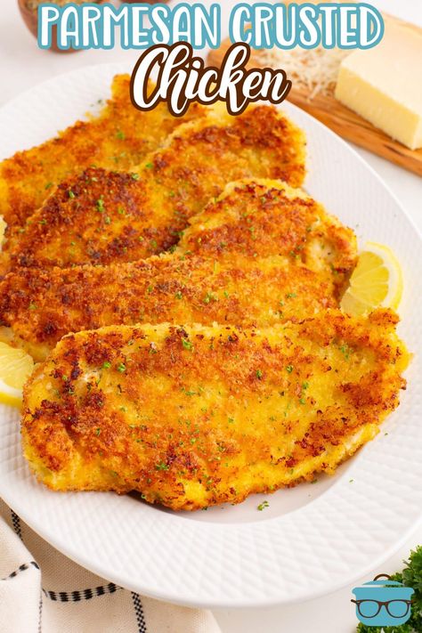 Chicken Panko, Panko Crusted Chicken, Panko Chicken, Chicken Dishes Easy, Simple Chicken, Country Cook, Parmesan Crusted Chicken, Garlic Parmesan Chicken, Chicken Meals