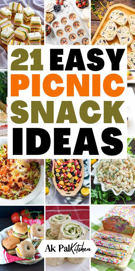 Picnic snacks made easy! Discover DIY picnic treats and easy picnic food ideas that are both delicious and portable. Whether you're looking for savory picnic snack ideas, sweet picnic treats, or gourmet picnic ideas, we have everything you need. From mini sandwiches, and mini slider recipes, to a variety of other picnic recipes. Dive into budget-friendly picnic food ideas for a delightful day out. Don’t forget to check out our creative picnic salad recipes and picnic charcuterie ideas! Lake Picnic Food Ideas, Snack Picnic Ideas, Snacks For Picnic Ideas, Lunch Ideas For Picnic, Easy Food For Picnic, Food For A Picnic Summer, Snack For Picnic, Lunch Picnic Ideas Food, Great Picnic Food Ideas