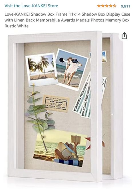 Collage With Photos, Shadow Box Picture Frames, Military Shadow Box, Shadow Box Display Case, Box Picture Frames, Memories Box, Flower Shadow Box, Picture Boxes, Box Display