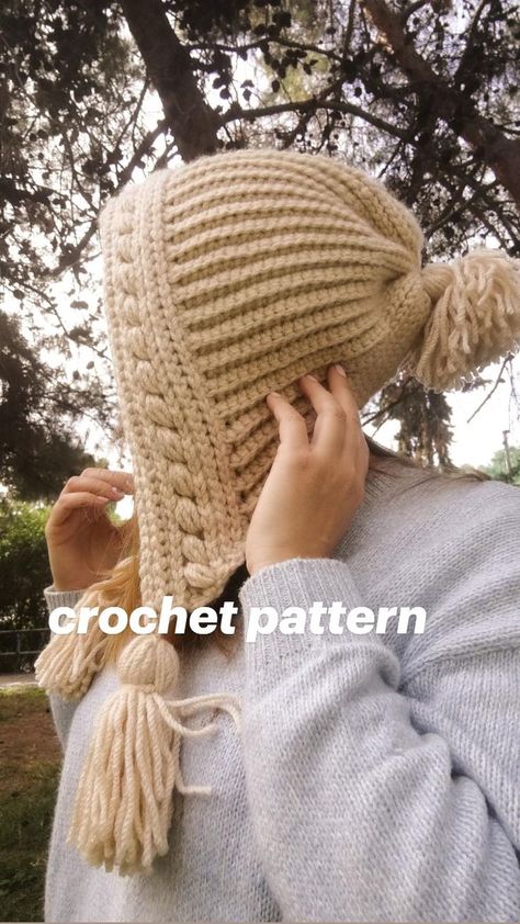 Easy Crochet Patterns Free Beginners, Crochet Baby Cap, Chunky Crochet Hat, Crochet Baby Bonnet, Crochet Bedspread Pattern, Crochet Hat Free, Bonnet Crochet, Crochet Beanie Pattern, Crochet Hats Free Pattern