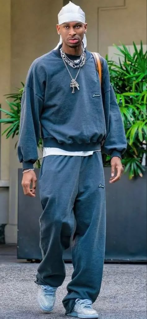 90s Men Outfits, 90s Black Men Fashion, Nba Fits, 90s Black Men, Shai Gilgeous Alexander, Masc Fashion, 90s Fashion Men, Nba Fashion, Fit Pics