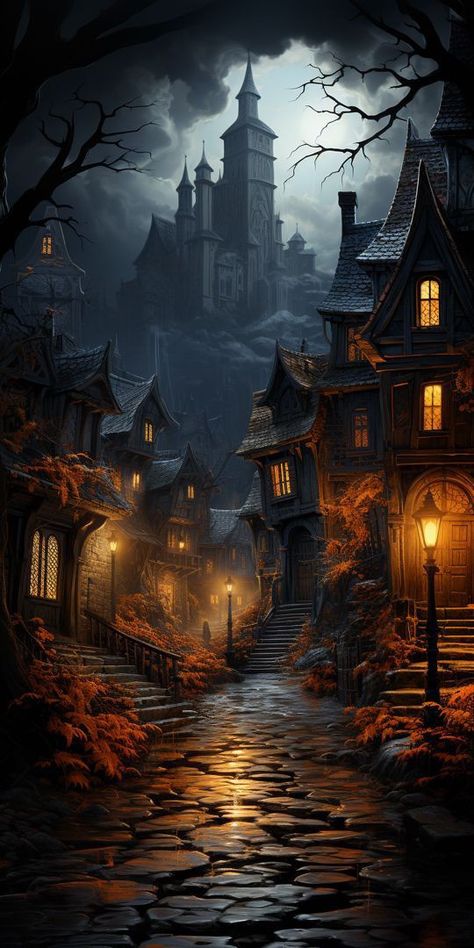 Haunted House Inspiration, Haunted Pictures, Haunted Graveyard, Aesthetic Graphics, Haunted House Halloween, Spooky Things, Visual Library, Spooky Art, Dark Fantasy Artwork