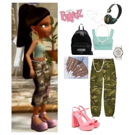 Bratz Rock Angelz Outfits, Bratz Costumes, Bratz Lookbook, Bratz Movie 2007, Bratz Aesthetic Outfit, Bratz Party, Bratz Outfit, Aesthetic Bunny, Outfit Inspo Y2k