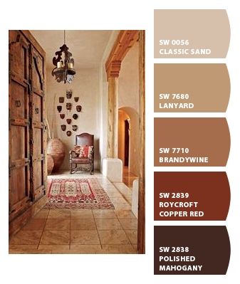 Tuscan Colors, Tuscan Design, Kitchen Paint Colors, Exterior Paint Colors For House, Brown Furniture, Trendy Living Rooms, Room Paint Colors, Room Color Schemes, Interior Paint Colors