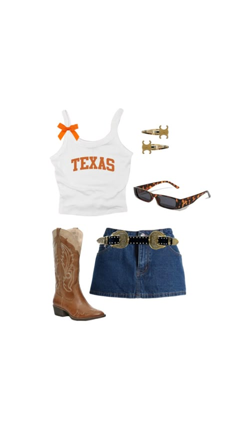 Longhorns Game Day Outfit, Texas Gameday Outfit Longhorns, Texas Gameday Outfit, Ut Game Day Outfit Longhorns, Longhorn Gameday Outfit, Mizzou Game Day, Stranger Things Dress, Texas Longhorns Outfits, Country Inspired Outfits