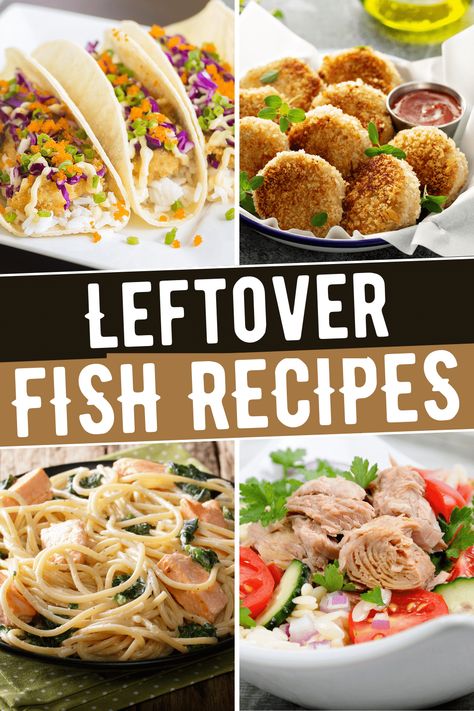 Leftover Fish Recipes, Leftover Fried Fish, Leftover Salmon Recipes, Leftover Fish, Cooked Fish, Haddock Recipes, Fish Cakes Recipe, Leftover Salmon, Trout Recipes