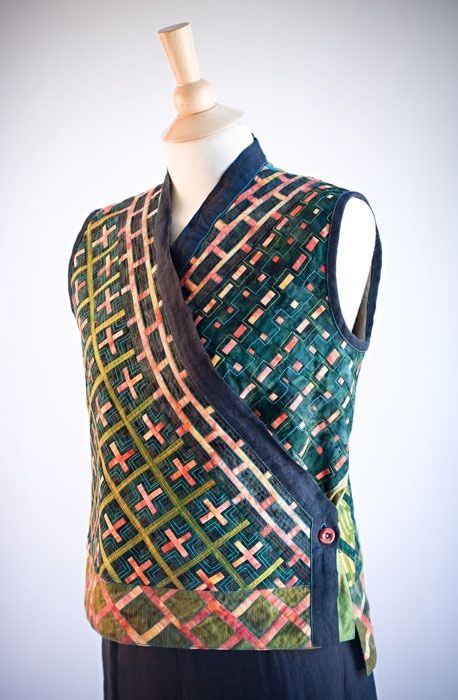 Mimosa - The Sewing Workshop The Sewing Workshop Patterns, Women’s Vest Sewing Patterns, The Sewing Workshop, Sewing Workshop Patterns, Vest Patterns For Women Sewing, Quilted Clothing, Patchwork Vest, Wearable Art Clothing, Kurta Patterns