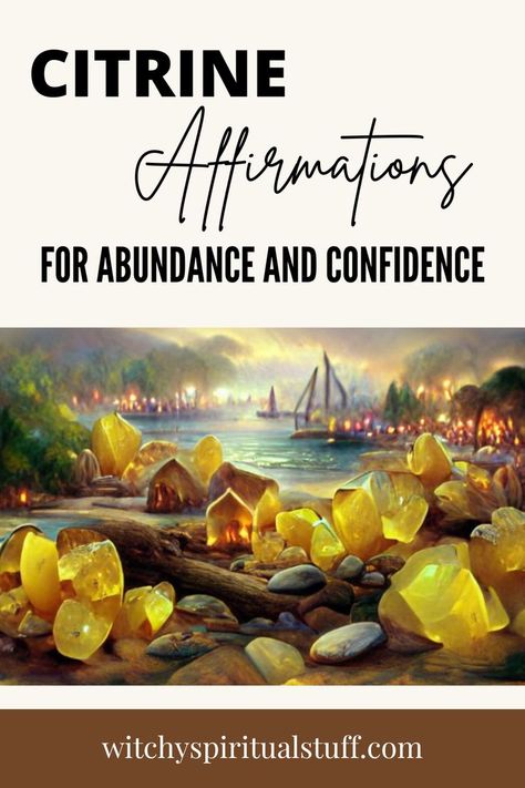 Citrine Affirmations for Abundance and Confidence Affirmations For Abundance, Corpse Pose, In Good Company, Seven Chakras, Clear Your Mind, Circadian Rhythm, Solar Plexus Chakra, Citrine Stone, How To Wake Up Early