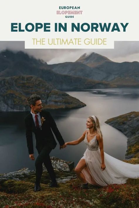 A complete guide to planning your elopement wedding in Norway Norway Wedding Traditions, Elope In Norway, Norway Elopement, International Elopement, Norway Wedding, How To Elope, Planning Guide, Elopement Wedding, Vow Renewal