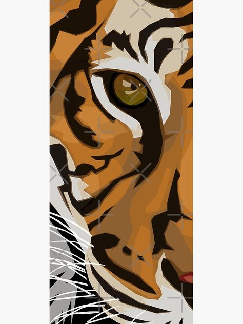 "Eye Of The Tiger" Canvas Print for Sale by livesintheboonies | Redbubble Tiger Poster, Tiger Canvas, Eye Of The Tiger, Tiger Design, Paris Theme, The Tiger, Featured Art, Tiger Eye, Print Images