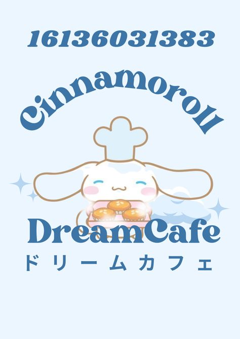 Sanrio Cafe Bloxburg, Bloxburg Cinnamoroll Decal Codes, Cinnamoroll Decals Bloxburg, Sanrio Decal Codes, Hello Kitty Cafe Bloxburg, Sanrio Bloxburg Decals, Bloxburg Cafe Decals Codes, Cafeteria Bloxburg, Cinnamoroll Image