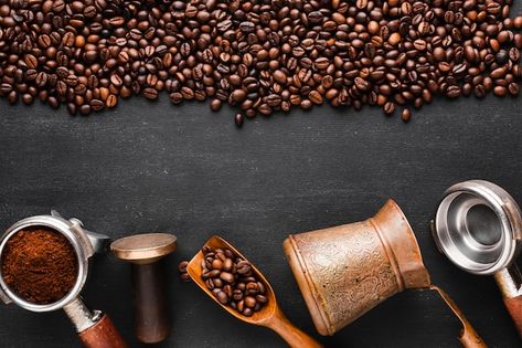 Coffee Beans Photography, Coffee Maker With Grinder, Raw Coffee Beans, Background Coffee, Ethiopian Coffee, Coffee Maker Machine, Fresh Coffee Beans, Coffee Center, Coffee Tamper