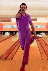 Jesus Quintana: The Big Lebowski Italian Artwork, John Turturro, Coen Brothers, Salman Rushdie, Big Lebowski, Film Buff, Bowling Alley, The Big Lebowski, Goonies