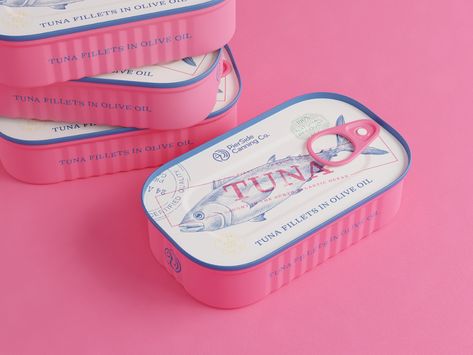 Case Study: Tinned Fish Packaging and Graphic Design by tubik.arts on Dribbble Tuna Can Design Packaging, Fish Packaging Design, Fish Packaging, Diy Projects To Make And Sell, Food Mockup, Canned Fish, Tinned Fish, Vinyl Poster, Bottle Design Packaging