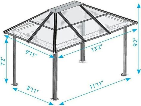 Pergola Cost, Backyard Crafts, Roof Truss Design, Gazebo Roof, Closet Design Layout, Garage Storage Systems, Ceiling Storage, Pergola Attached To House, Main Gate Design