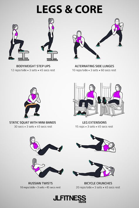 Legs & Core- Gym Workout For Women Core And Leg Workouts, Core Gym Workout For Women, Core Gym Workout, Gym Workout For Women, Core Gym, Leg And Ab Workout, Workouts Women, Leg Workouts Gym, Leg Workout At Home