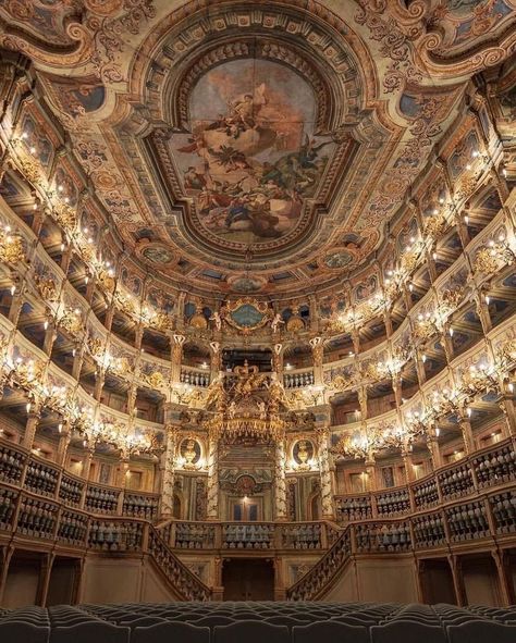 ballerina aesthetic architecture Bayreuth Germany, Architecture Baroque, Theater Architecture, Academia Aesthetics, Baroque Architecture, Classical Architecture, Architecture Old, Beautiful Places To Travel, Beautiful Architecture