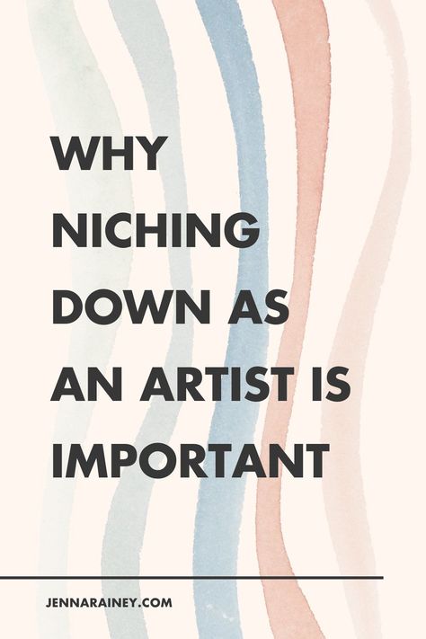 Most art business owners make the mistake of casting their net so wide that they dilute their offerings. Instead, learn how to find and stick with your niche to make your art business more profitable. Art Business Logo, Art Business Ideas, Finding Your Niche, Art Biz, Logo Creator, Art Advice, Create Logo, Beautiful Logos Design, Online Logo Design