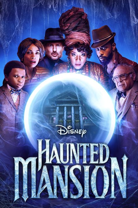 mickey's haunted mansion inside pictures - Google Search Disney Haunted Mansion Art, Haunted Mansion 2023, Rosario Dawson, The Haunted Mansion, Owen Wilson, Disney Haunted Mansion, Danny Devito, Blu Ray Player, Halloween Movies