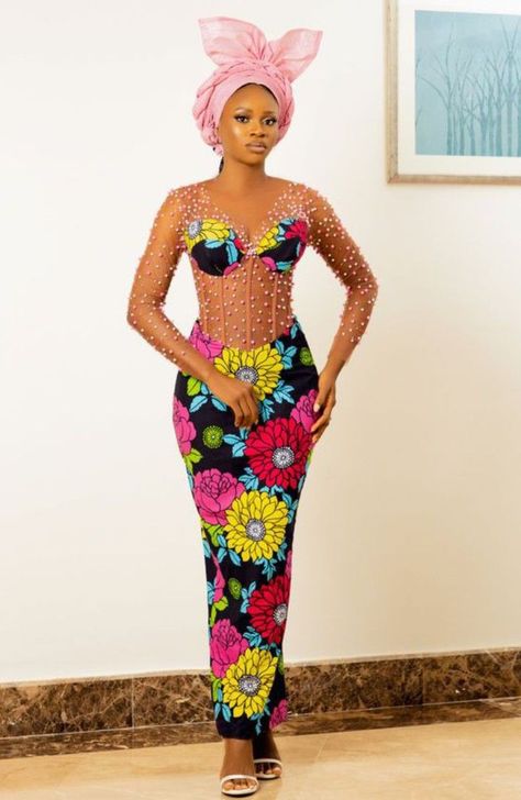 In this tutorial, you will learn how to make an inbuilt corset with yoke, basque waistline, ready-made bra cup, modesty panel and loops. Ankara Corset Dress, Ankara Corset, Ankara Short Gowns, Ankara Styles For Ladies, Long Gown Styles, Kente Fashion, Simpson Art, Short Gown Dress, Ankara Outfits