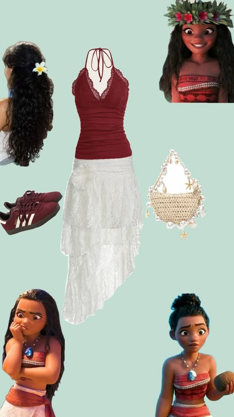 Moana Outfit, Halloween Costumes Friends, Princess Outfits, Moana, Girl Cartoon, Disneyland, Halloween Costumes, Halloween, Disney