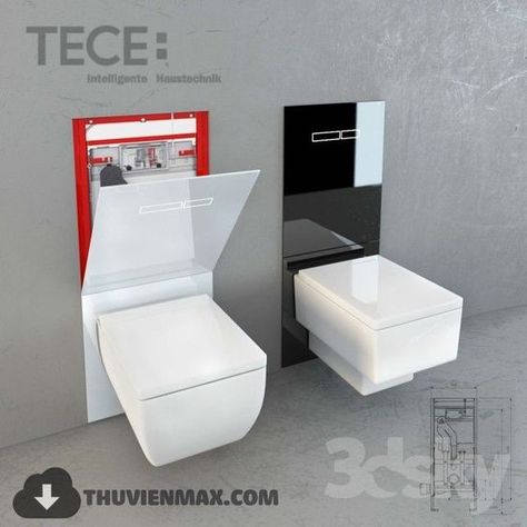 Toilette Design, Wc Design, Sink Vanity Unit, Toilet Bidet, Futuristic Home, Window Treatments Bedroom, Laundry Room Bathroom, Modern Toilet, House Construction Plan