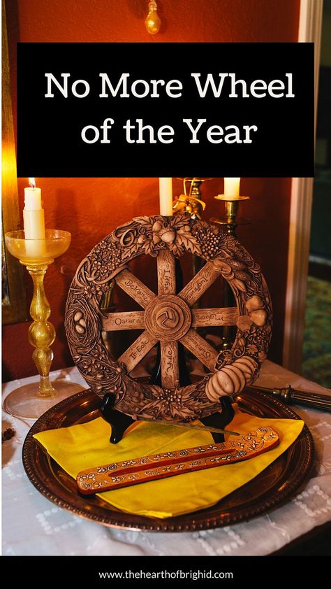 I ditched the Pagan Wheel of the Year and you can too! As a traditional witch it just does not work for me, it didnt fit my witchcraft. So what do I do instead? I follow the magical tides of the year where I live. Its all about local seasonal witchcraft. In this article I tell you why and how - and I challenge you to think about your very own wheel of the year #witchcraft #wicca #pagan #witchery #magic #ritual #paganfestival #wheel of the year Pagan Wheel Of The Year, Witches Wheel, Natural Cycles, Magic Ritual, Pagan Festivals, Traditional Witchcraft, Wheel Of The Year, Yule, No More