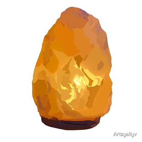 I love sitting in the warm glow of my salt rock lamp, and I wanted to capture that sense of warmth in this digital drawing. Salt Lamp Drawing, Lamp Drawing, Rock Lamp, Salt Rock, Salt Rock Lamp, Himalayan Salt Lamp, Salt Lamp, Rock Salt, Himalayan Salt