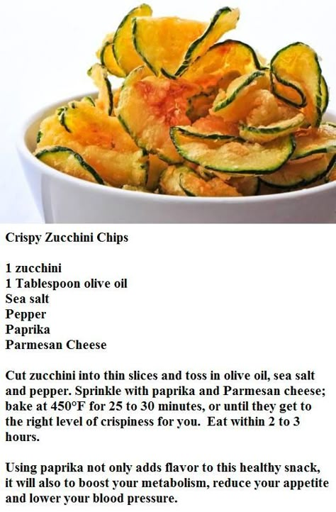 Crispy Zucchini Chips, Snack Sani, Baked Zucchini Chips, Zucchini Chips Baked, Crispy Zucchini, Baked Zucchini, Zucchini Chips, Lean And Green Meals, God Mat